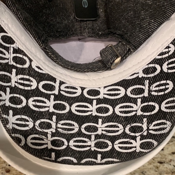 Bebe hat with Rhinestone Logo Embellished Baseball Cap 🧢 - Picture 5 of 5